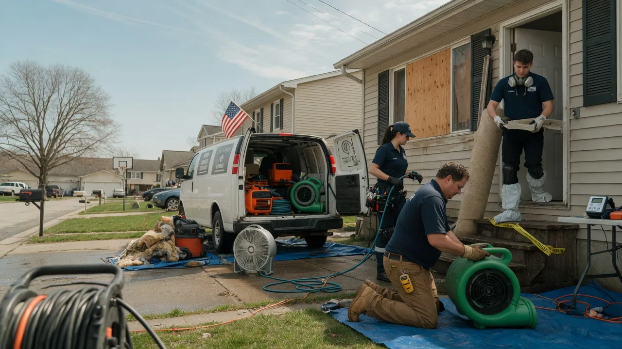 Water Damage Restoration in Lickingville, PA near me